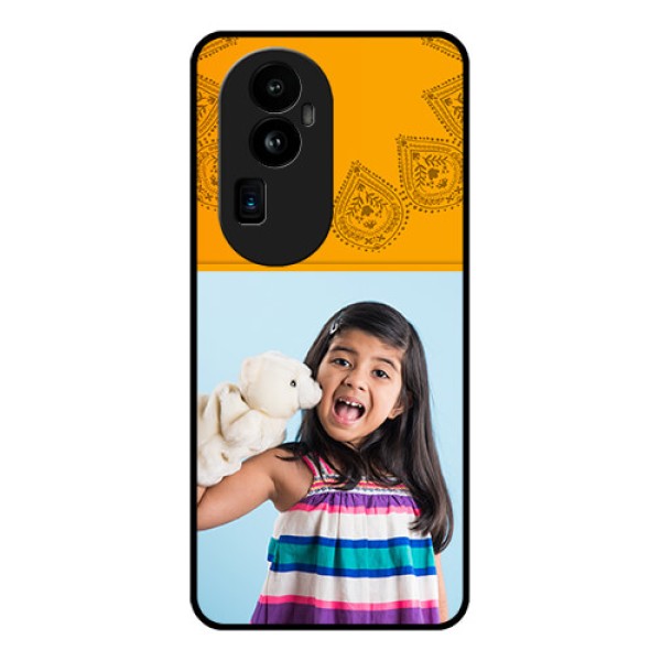 Oppo Reno 10 Pro Plus 5G Personalized Glass Phone Case - Photo Wedding Design