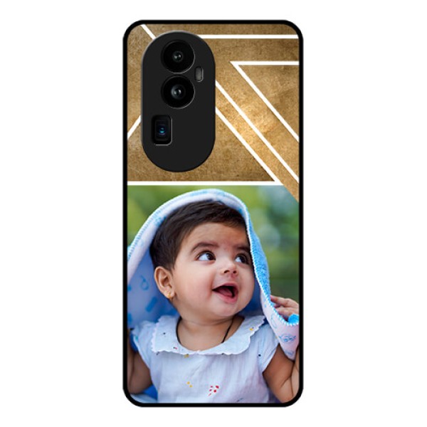 Oppo Reno 10 Pro Plus 5G Personalized Glass Phone Case - Gradient Abstract Texture Design Oppo Reno 10 Pro Plus 5G Personalized Glass Phone Case - Gradient Abstract Texture Design