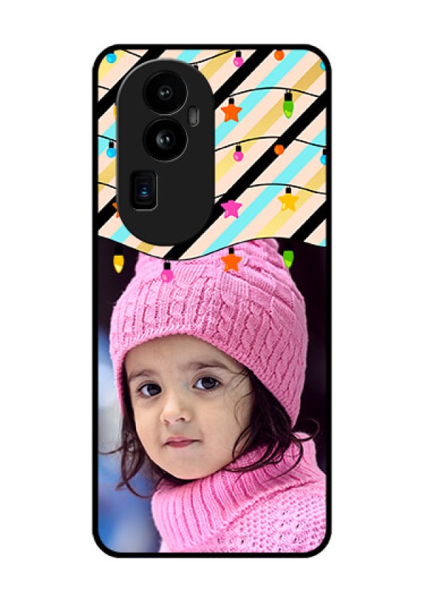 Oppo Reno 10 Pro Plus 5G Custom Glass Mobile Case - Lights Hanging Design