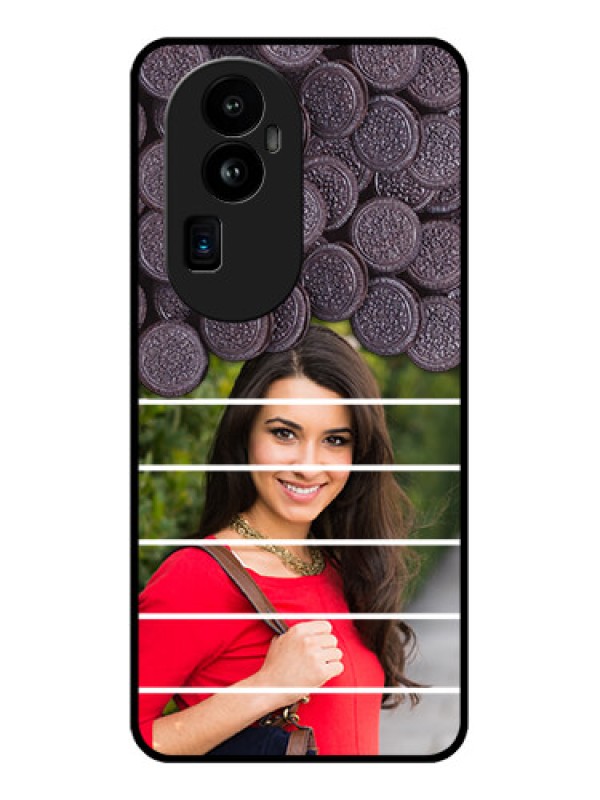 Custom Oppo Reno 10 Pro Plus 5G Custom Glass Phone Case - with Oreo Biscuit Design