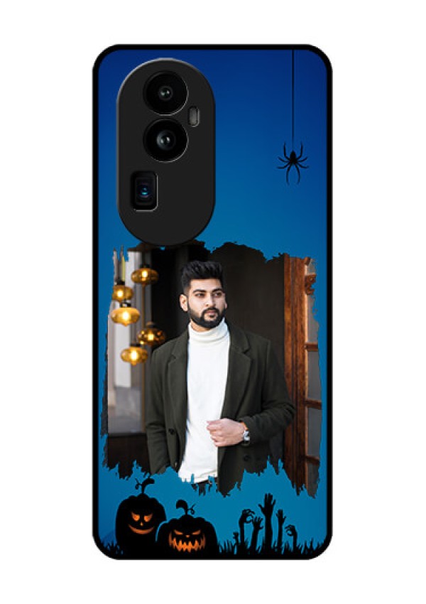 Oppo Reno 10 Pro Plus 5G Photo Printing on Glass Case - with pro Halloween design