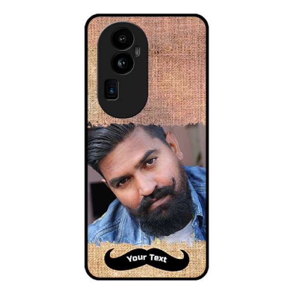 Oppo Reno 10 Pro Plus 5G Personalized Glass Phone Case - with Texture Design