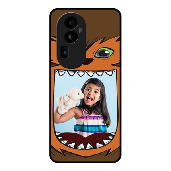 Oppo Reno 10 Pro Plus 5G Photo Printing on Glass Case - Owl Monster Back Case Design Oppo Reno 10 Pro Plus 5G Photo Printing on Glass Case - Owl Monster Back Case Design
