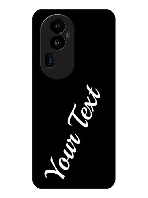 Custom Oppo Reno 10 Pro Plus 5G Custom Glass Mobile Cover with Your Name