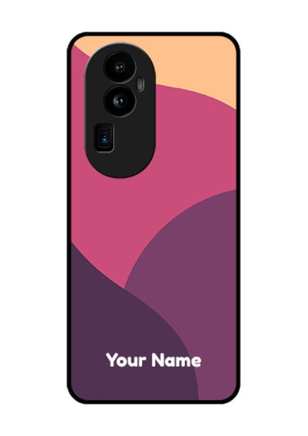 Oppo Reno 10 Pro Plus 5G Custom Glass Phone Case - Mixed Multi-colour abstract art Design