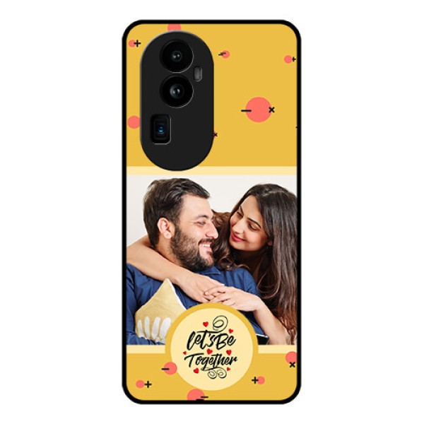 Oppo Reno 10 Pro Plus 5G Photo Printing on Glass Case - Lets be Together Design