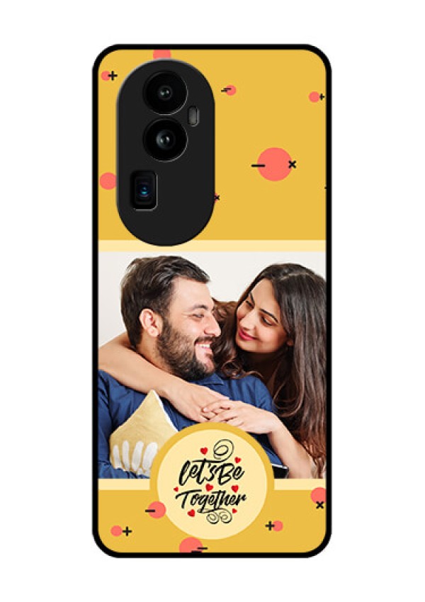 Oppo Reno 10 Pro Plus 5G Photo Printing on Glass Case - Lets be Together Design