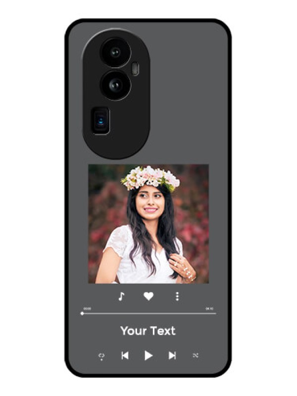 Custom Oppo Reno 10 Pro Plus 5G Custom Glass Mobile Case - Play The Music Design