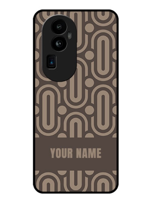 Custom Oppo Reno 10 Pro Plus 5G Custom Glass Phone Case - Captivating Zero Pattern Design
