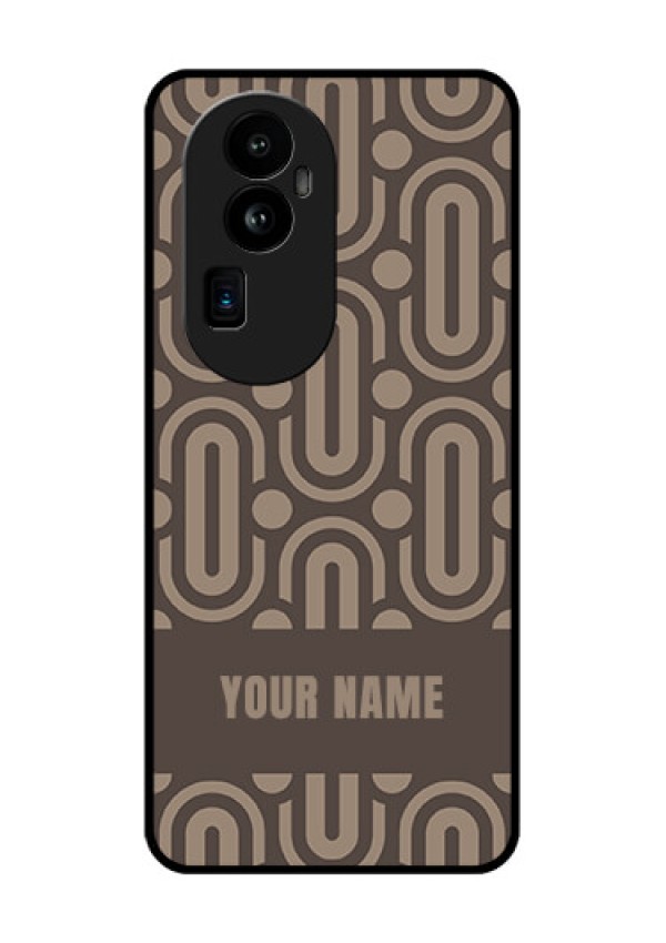 Oppo Reno 10 Pro Plus 5G Custom Glass Phone Case - Captivating Zero Pattern Design