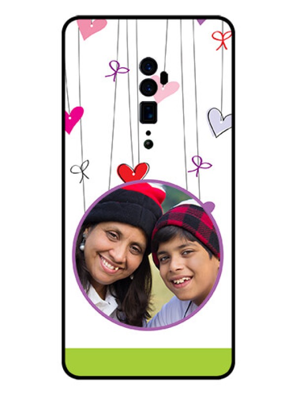 Custom Reno 10x zoom Photo Printing on Glass Case  - Cute Kids Phone Case Design