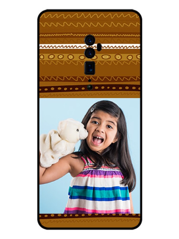 Custom Reno 10x zoom Custom Glass Phone Case  - Friends Picture Upload Design 