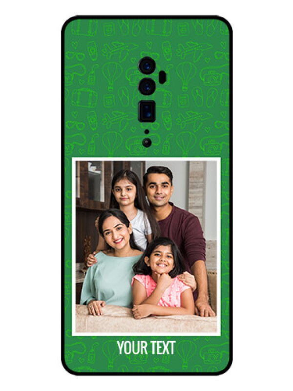 Custom Reno 10x zoom Personalized Glass Phone Case  - Picture Upload Design