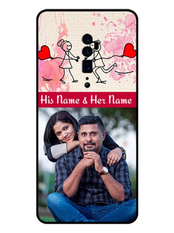 Custom Reno 10x zoom Photo Printing on Glass Case  - You and Me Case Design