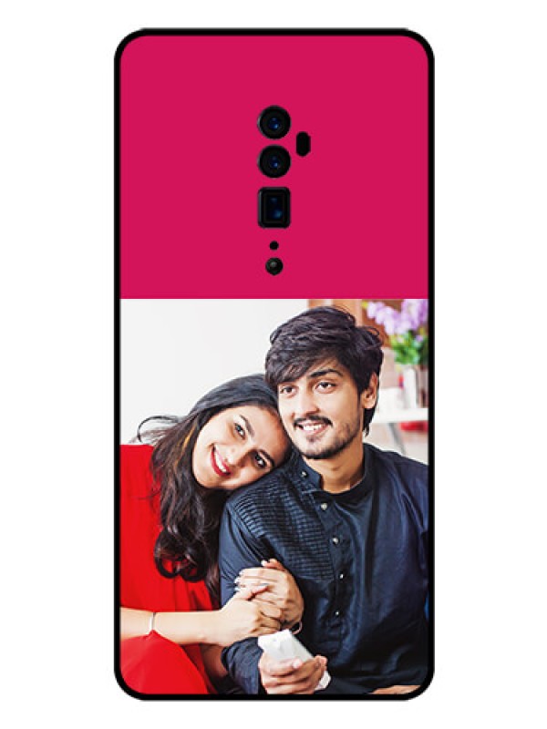 Custom Reno 10x zoom Custom Glass Mobile Case  - Anniversary Cover Design