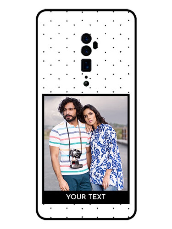 Custom Reno 10x zoom Photo Printing on Glass Case  - Premium Design