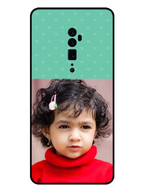 Custom Reno 10x zoom Custom Glass Phone Case  - Lovers Picture Design