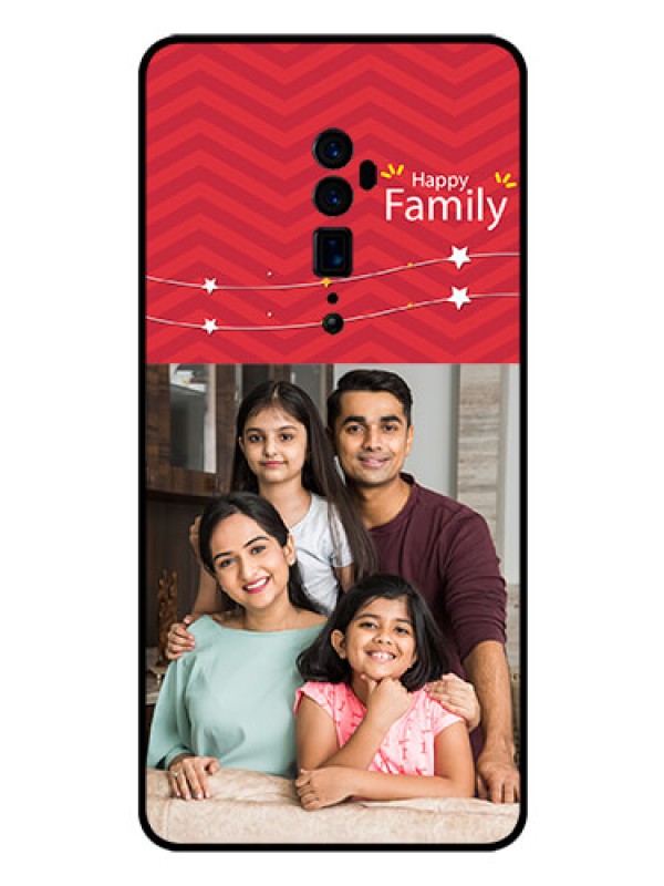Custom Reno 10x zoom Personalized Glass Phone Case  - Happy Family Design