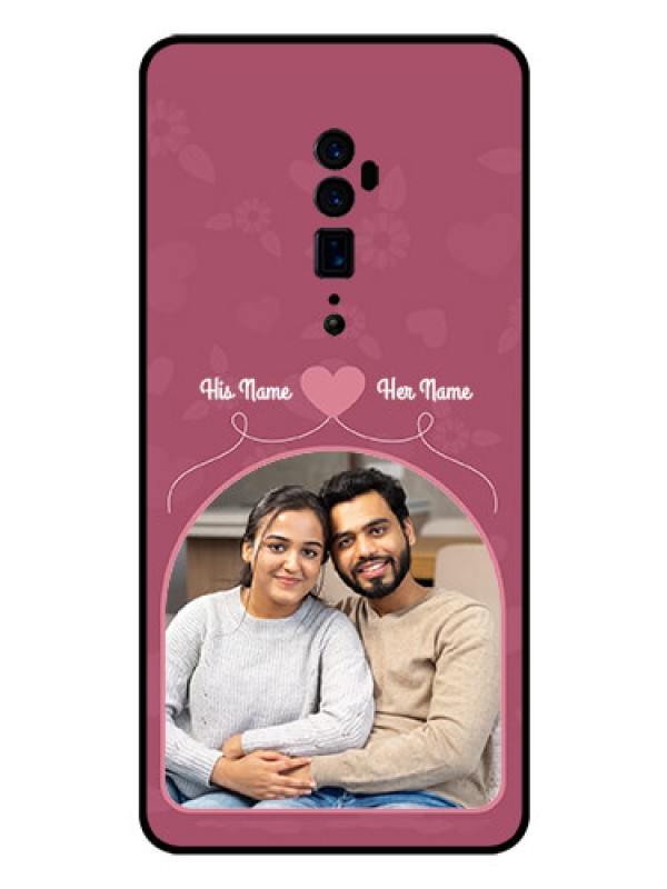 Custom Reno 10x zoom Photo Printing on Glass Case  - Love Floral Design