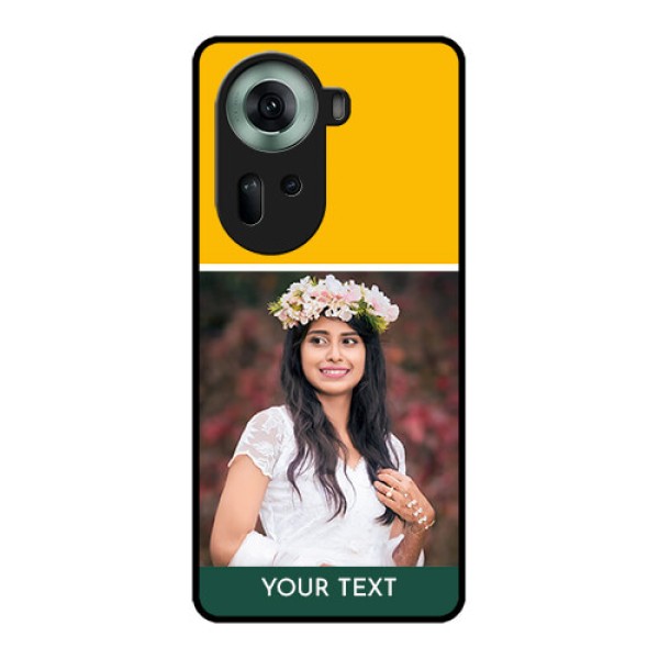 Oppo Reno 11 5G Custom Glass Phone Case - Love You Design