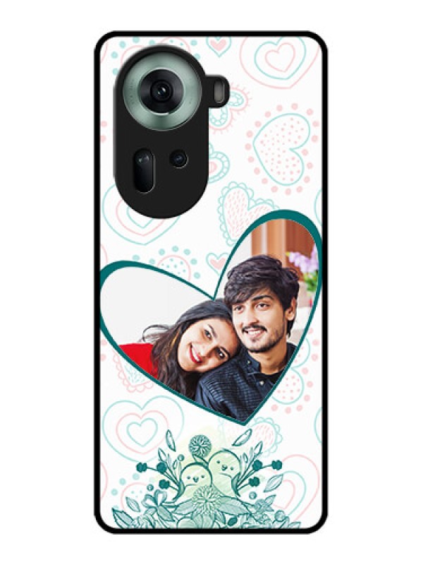 Custom Oppo Reno 11 5G Custom Glass Phone Case - Premium Couple Design