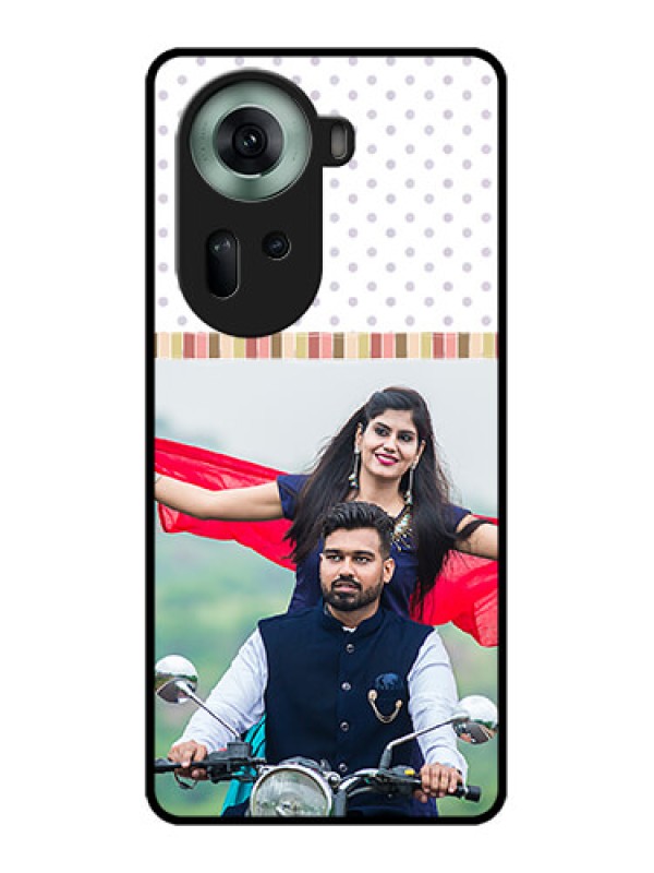 Custom Oppo Reno 11 5G Custom Glass Phone Case - Cute Family Design