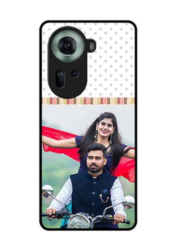 Oppo Reno 11 5G Custom Glass Phone Case - Cute Family Design