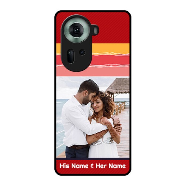 Oppo Reno 11 5G Custom Glass Phone Case - Colorful Case Design