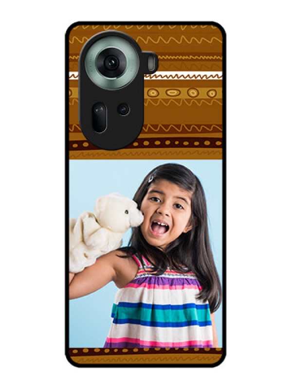 Custom Oppo Reno 11 5G Custom Glass Phone Case - Friends Picture Upload Design