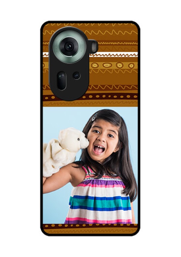 Oppo Reno 11 5G Custom Glass Phone Case - Friends Picture Upload Design