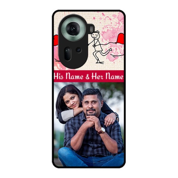 Oppo Reno 11 5G Custom Glass Phone Case - You And Me Case Design