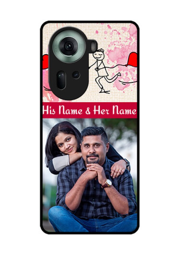 Oppo Reno 11 5G Custom Glass Phone Case - You And Me Case Design
