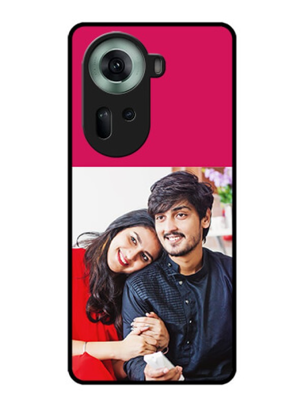 Custom Oppo Reno 11 5G Custom Glass Phone Case - Anniversary Cover Design