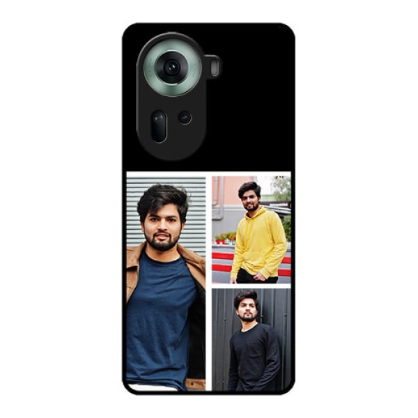 Oppo Reno 11 5G Custom Glass Phone Case - Upload Multiple Picture Design Oppo Reno 11 5G Custom Glass Phone Case - Upload Multiple Picture Design