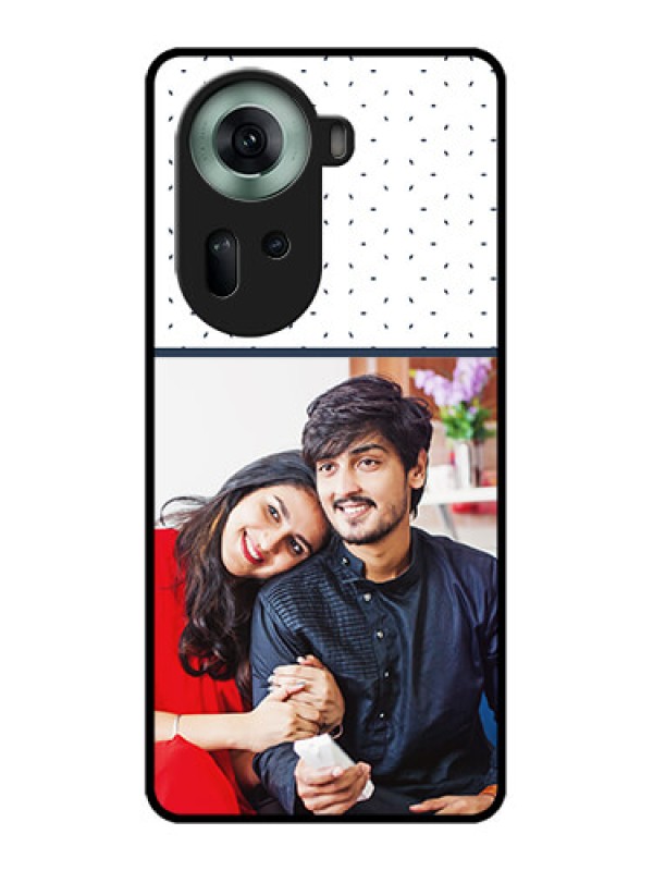 Custom Oppo Reno 11 5G Custom Glass Phone Case - Premium Dot Design