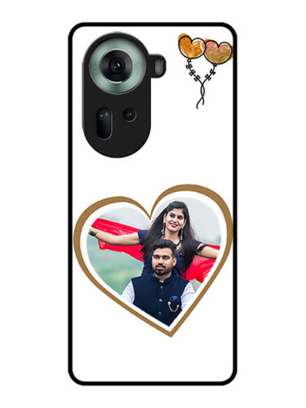 Custom Oppo Reno 11 5G Custom Glass Phone Case - You & Me Design