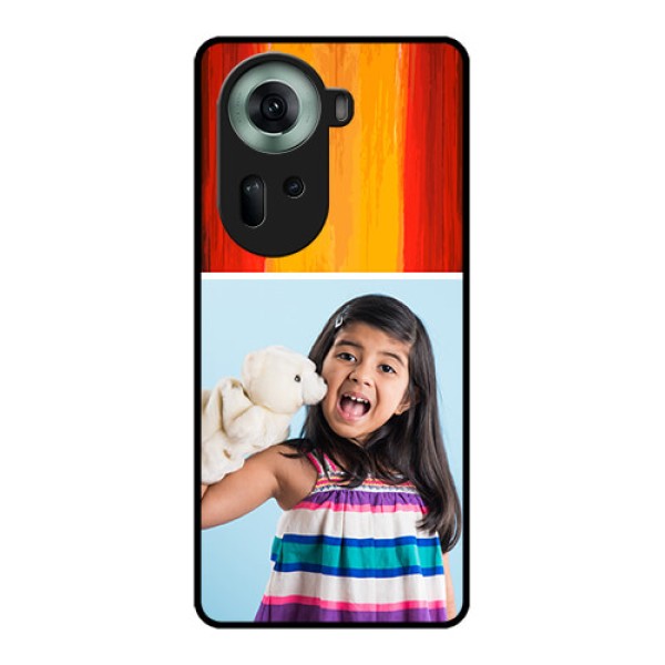 Oppo Reno 11 5G Custom Glass Phone Case - Multi Color Design