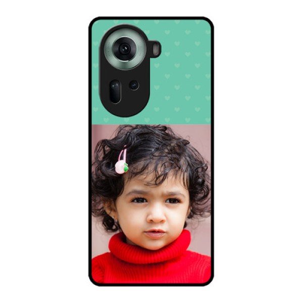 Oppo Reno 11 5G Custom Glass Phone Case - Lovers Picture Design