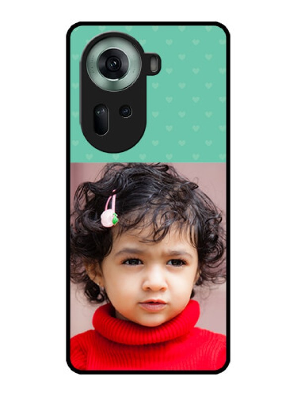 Custom Oppo Reno 11 5G Custom Glass Phone Case - Lovers Picture Design