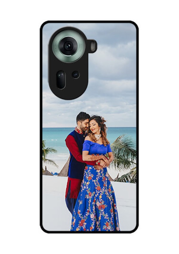 Oppo Reno 11 5G Custom Glass Phone Case - Upload Full Picture Design