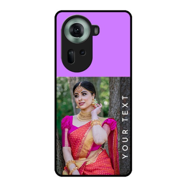 Oppo Reno 11 5G Custom Glass Phone Case - Birthday Icons Design