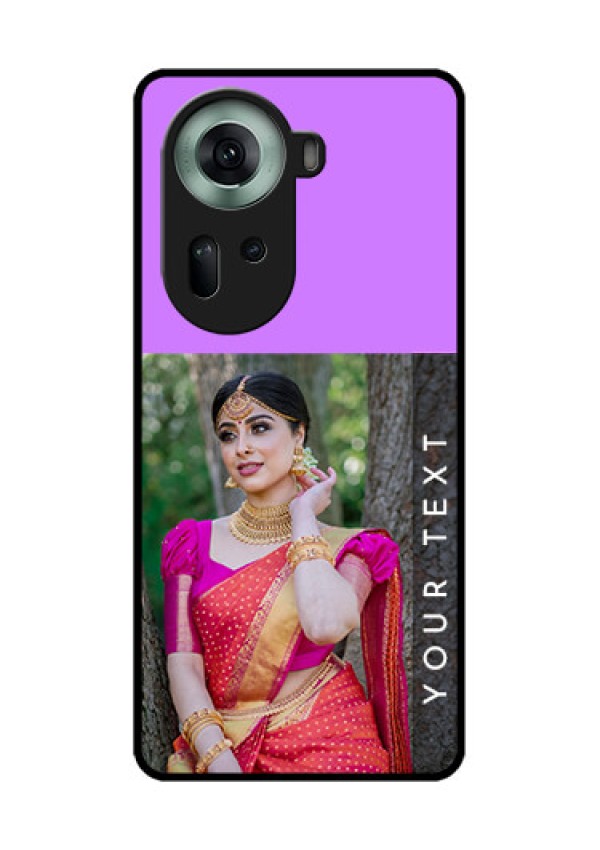 Oppo Reno 11 5G Custom Glass Phone Case - Birthday Icons Design
