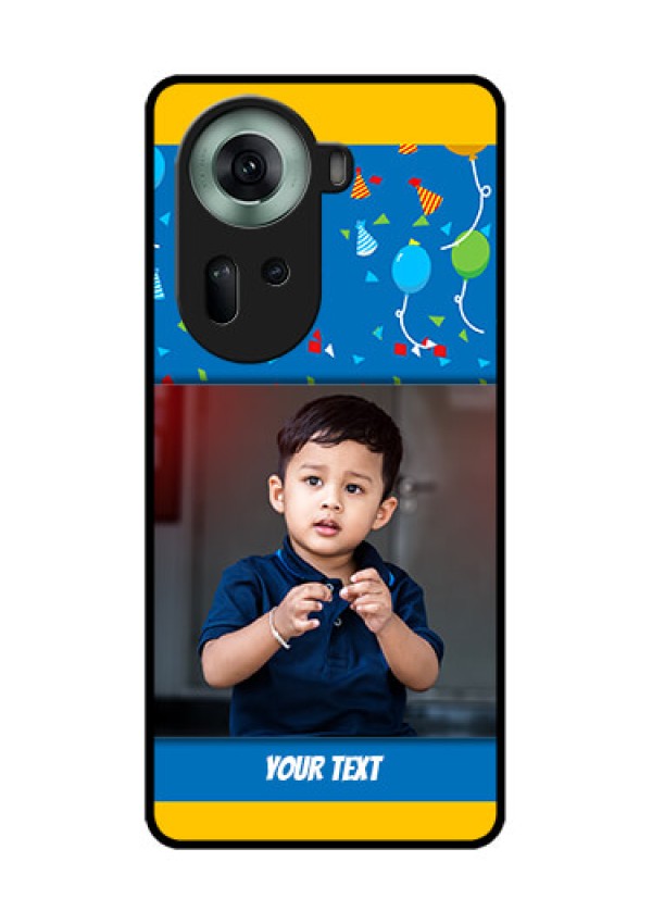 Oppo Reno 11 5G Custom Glass Phone Case - Birthday Wishes Design
