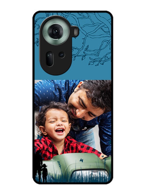 Custom Oppo Reno 11 5G Custom Glass Phone Case - Best Dad Design