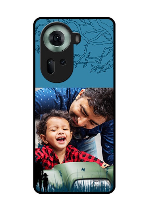 Oppo Reno 11 5G Custom Glass Phone Case - Best Dad Design