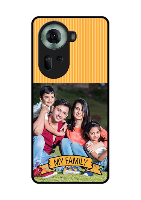 Oppo Reno 11 5G Custom Glass Phone Case - My Family Design