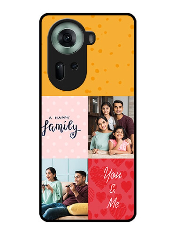 Custom Oppo Reno 11 5G Custom Glass Phone Case - Images With Quotes Design