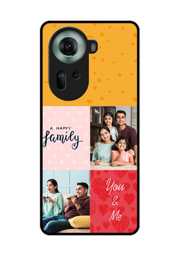 Oppo Reno 11 5G Custom Glass Phone Case - Images With Quotes Design