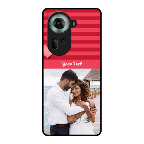Oppo Reno 11 5G Custom Glass Phone Case - Valentines Day Design