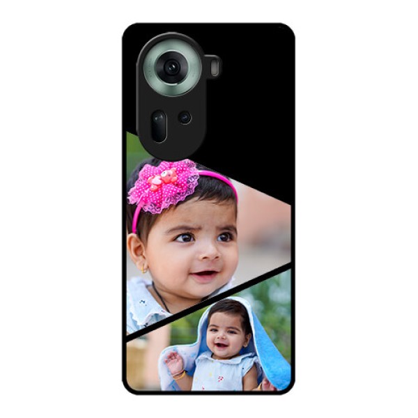 Oppo Reno 11 5G Custom Glass Phone Case - Semi Cut Design